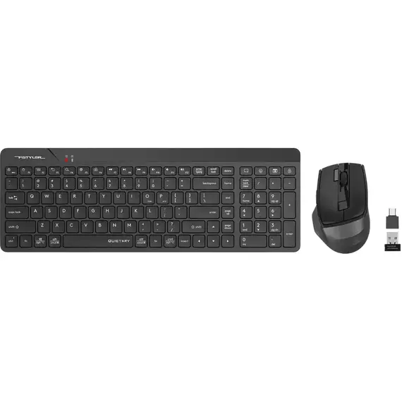 Set Tastatură + Mouse A4Tech FG2400 Air2, Fără fir, Negru, 4 image