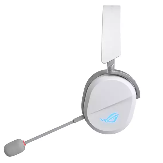 Căști gaming ASUS ROG Pelta, Fără fir, Alb, 7 image