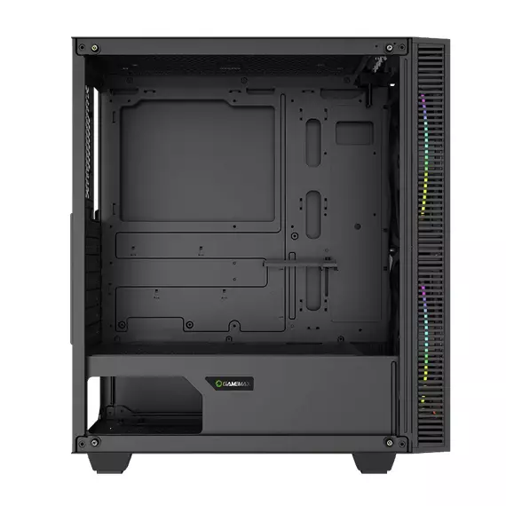 Carcasă PC Gamemax Black Hole, Midi-Tower, Fără PSU, Negru, 8 image