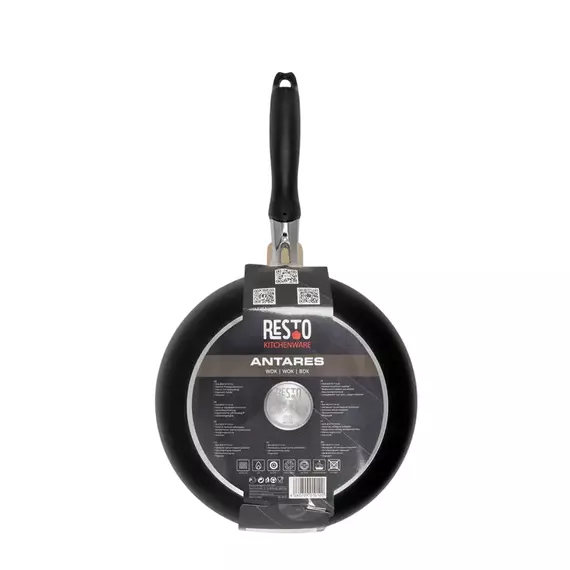 Tigaie WOK RESTO 93601, 24cm, Negru, 5 image