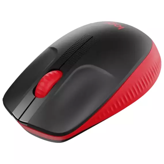 Mouse Wireless Logitech M190, Roșu, 4 image