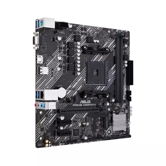 Placă de bază ASUS PRIME A520M-K, AM4, AMD A520, Micro-ATX, 7 image