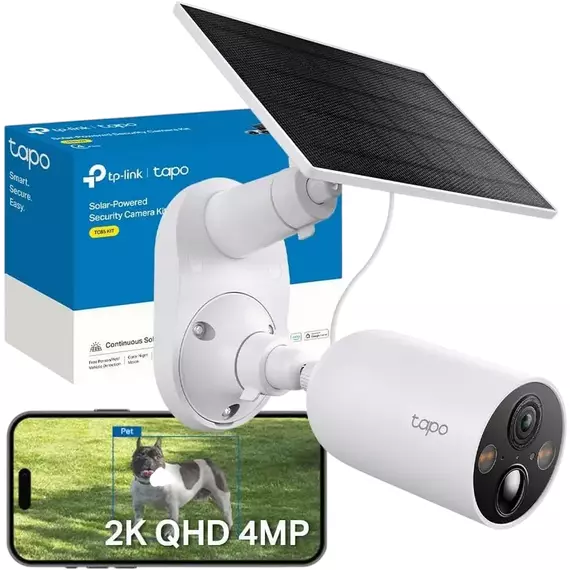 TP-Link Outdoor TC85 KIT, 4Mpix, IP66, Battery Powered Security Camera + Solar Panel, 6 image