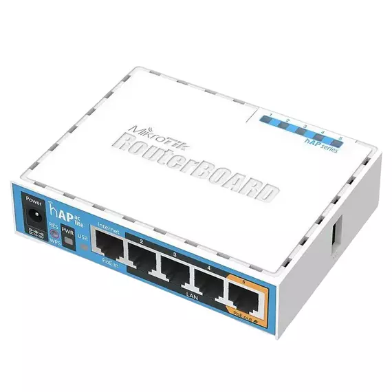 Router MikroTik hAp AC Lite, Alb