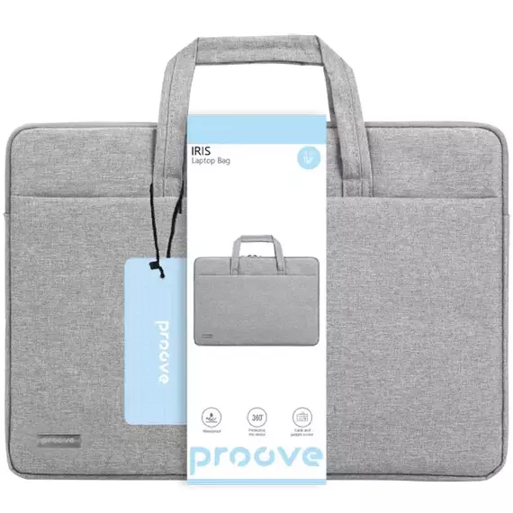 Geantă pentru Laptop Proove Iris, 15.6", Gri deschis, 2 image