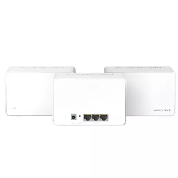 Sistem Wi-Fi Mesh MERCUSYS Halo H80X (3-pack), Alb, 3 image