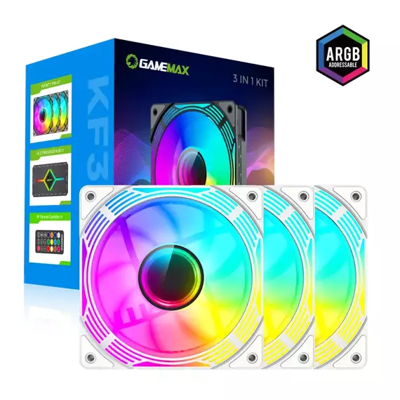 Ventilator PC Gamemax KF300, 120 mm, 6 image