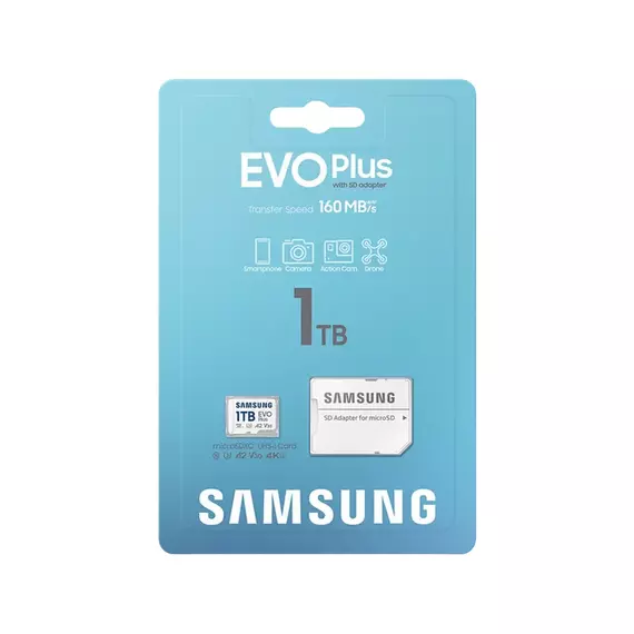 Card de Memorie Samsung EVO Plus MicroSDXC, 1024GB (MB-MC1T0SA/), 7 image