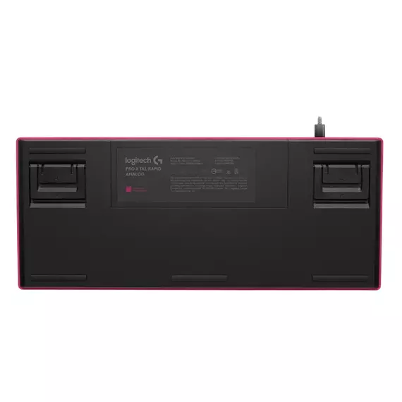 Tastatură Logitech G Pro X TKL Rapid, Cu fir, Magenta, 5 image