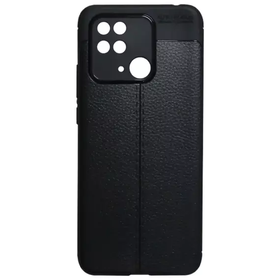 Husă Xcover Xiaomi RedMi 10C - Leather, Negru