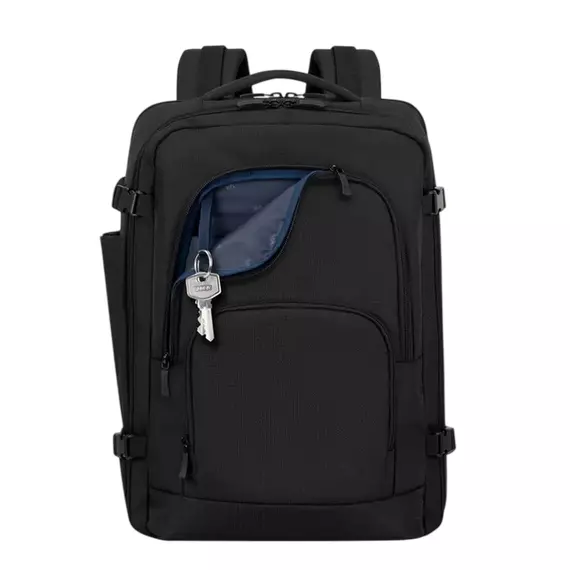 Backpack Rivacase 8461 ECO, for Laptop 17,3" & City bags, Black, 4 image