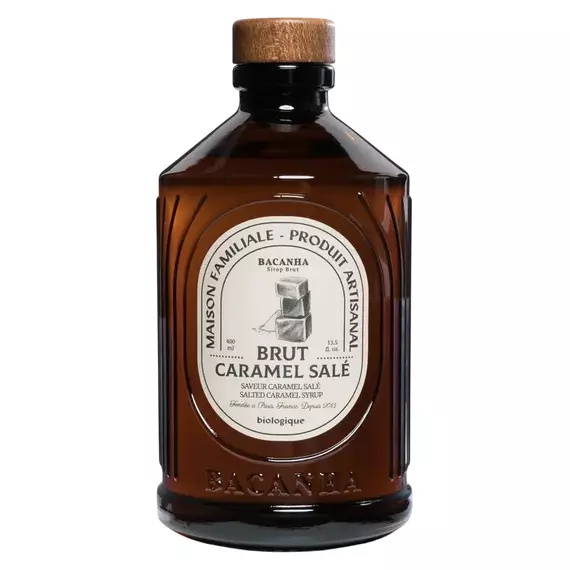 Sirop Bacanha Brut Caramel Salé, 400 ml