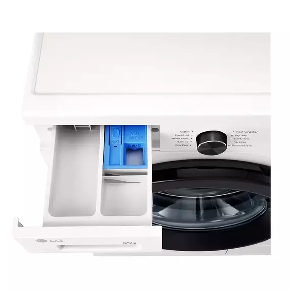 Mașină de spălat cu uscător LG W4X1085NWK, 8kg, Alb, 8 image
