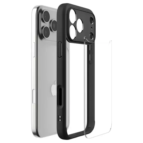 Husă Spigen Ultra Hybrid pentru Apple iPhone 17 Pro, Negru mat, 4 image