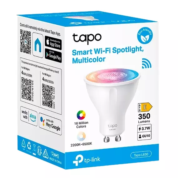Bec cu LED TP-LINK Tapo L630, GU10, Multicolor, 2 image