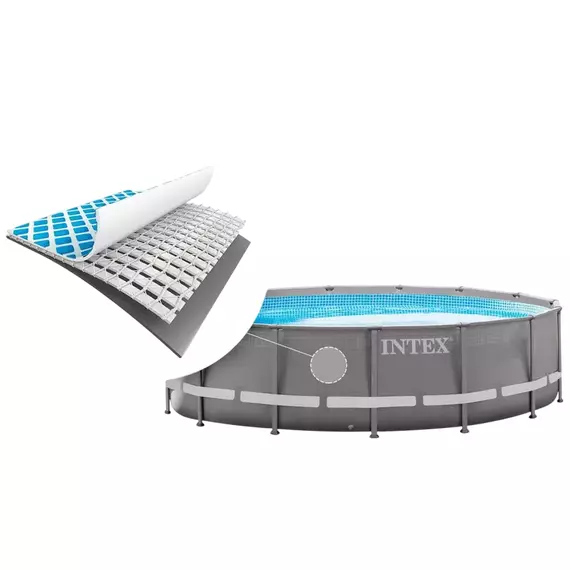 Piscină cu cadru metalic Intex Ultra XTR Frame 26340, 47241L, Gri, 26340, 7 image