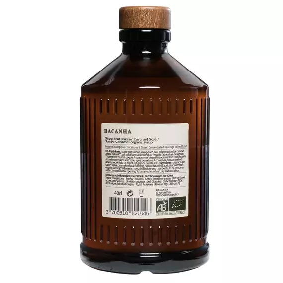 Sirop Bacanha Brut Caramel Salé, 400 ml, 2 image