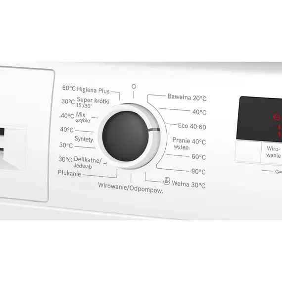 Mașină de spălat Bosch WGE03201PL, 8kg, Alb, 2 image