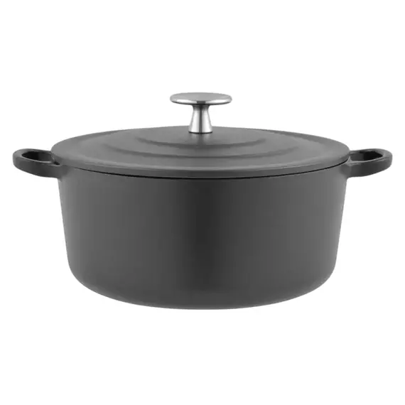 Cratiță Royal Van Kampen en Begee Cast, 3,3L, 22cm, Iron Black, 4 image
