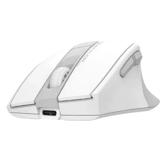 Wireless Mouse A4Tech FG35CS Plus, Fstyler 2.4G Rechargeable With Silent Button , White, 3 image