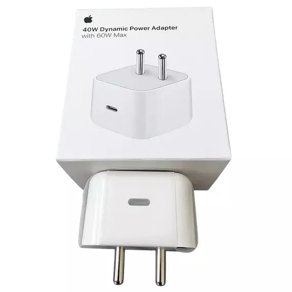 Original Power Adap. Apple 40W USB-C Dynamic with 60W Max , MGTU4, White, 6 image