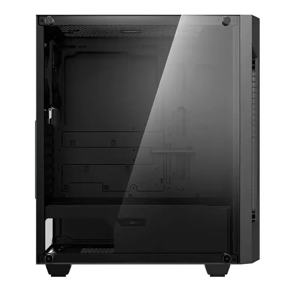 Carcasă PC Gamemax Fortress TG, Midi-Tower, Fără PSU, Negru, 6 image