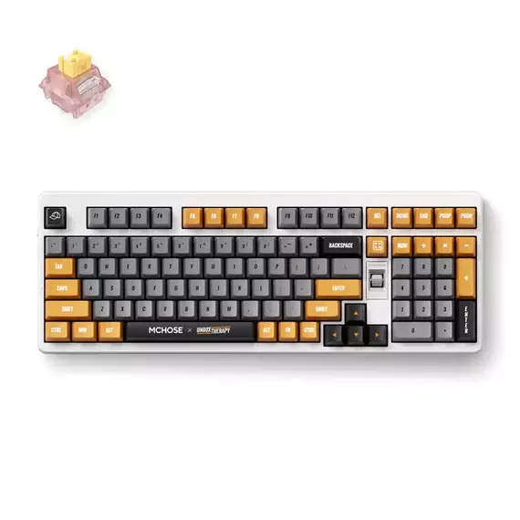 Tastatură MCHOSE X Unbox Therapy UT98, Fără fir, Retro Therapy, 2 image