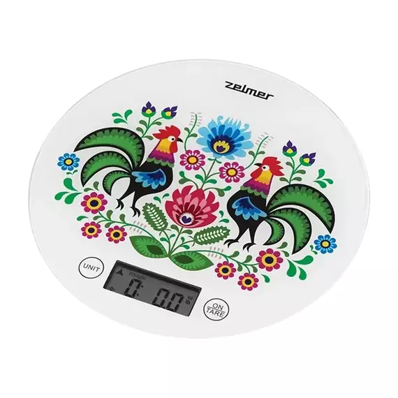 Cântar electronic de bucătărie Zelmer ZKS1611, Alb, 6 image