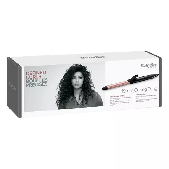 Ondulator de păr BaByliss C450E, Negru | Roz, 6 image