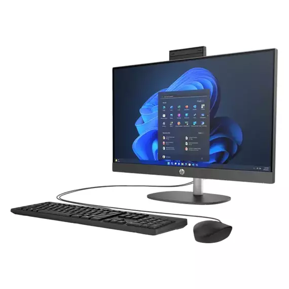 Computer All-in-One HP ProOne 240 G10, 24", Intel Core Ultra 7 155U, 16GB/512GB, Windows 11 Pro, Negru, 4 image