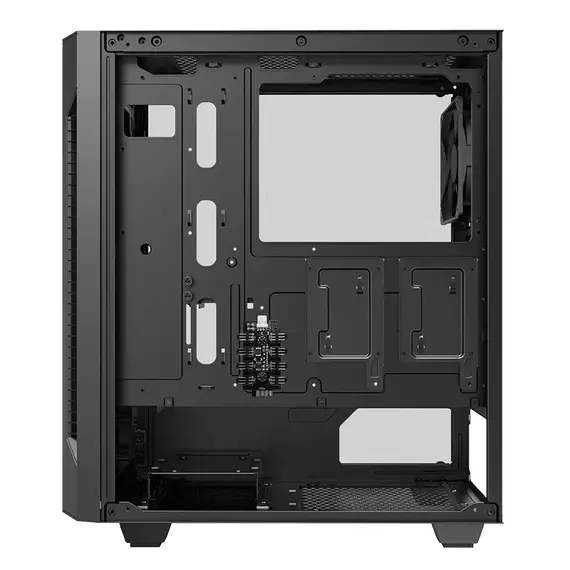 Carcasă PC Gamemax Fortress TG, Midi-Tower, Fără PSU, Negru, 4 image