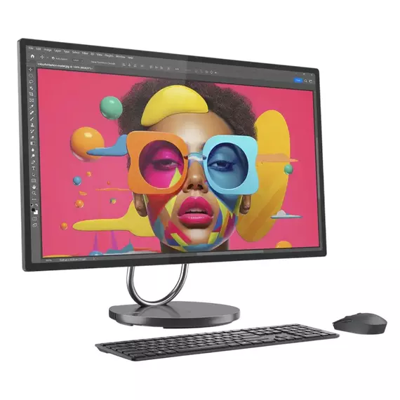 Computer All-in-One Lenovo Yoga 32ILL10, 31,5", Intel Core Ultra 7 258V, 32GB/1024GB, Windows 11 Pro, Storm Grey, 6 image