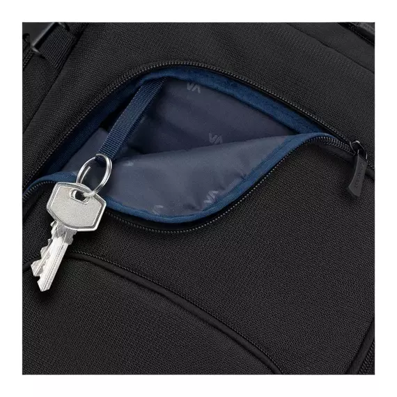Backpack Rivacase 8461 ECO, for Laptop 17,3" & City bags, Black, 7 image