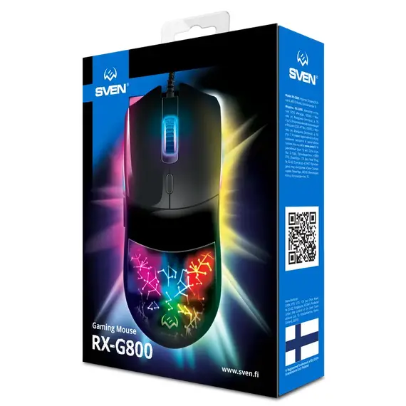 Gaming Mouse SVEN RX-G800, USB, Black, 6 image