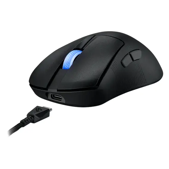 Gaming Wireless Mouse Asus ROG Keris II Ace, Black, 6 image