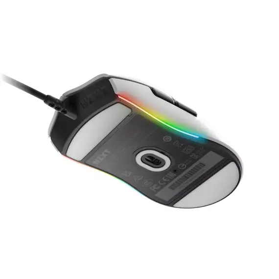 Gaming Mouse NZXT Lift, USB, White, 3 image