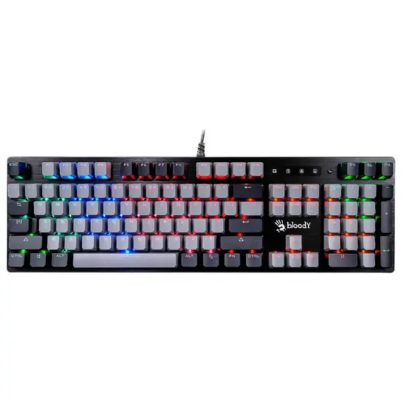 Tastatură Gaming Bloody B828N, USB, Black / Grey