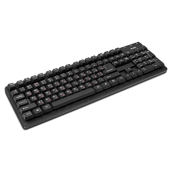 Tastatură SVEN Standard 301, USB, Black, 2 image
