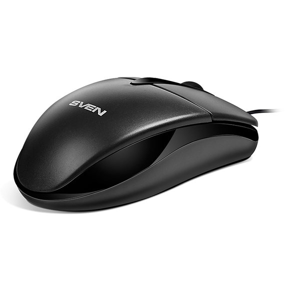 Mouse Optic SVEN RX-112, USB+PS/2, Black, 2 image