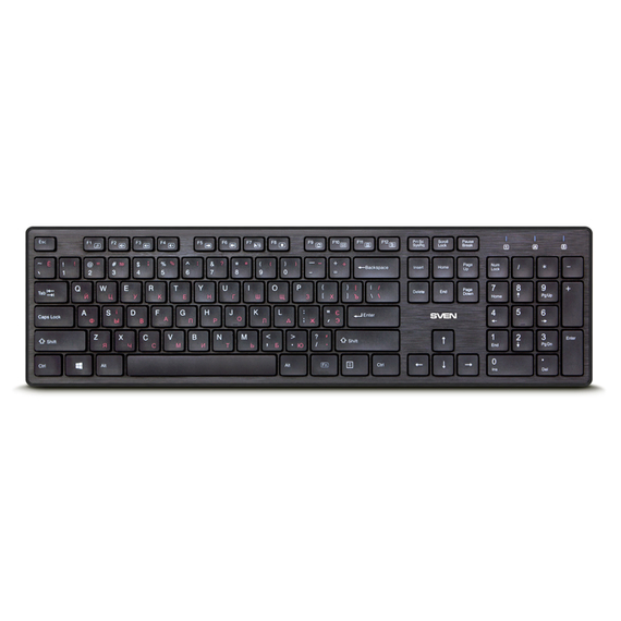 Tastatură Wireless SVEN KB-E5900W, Black