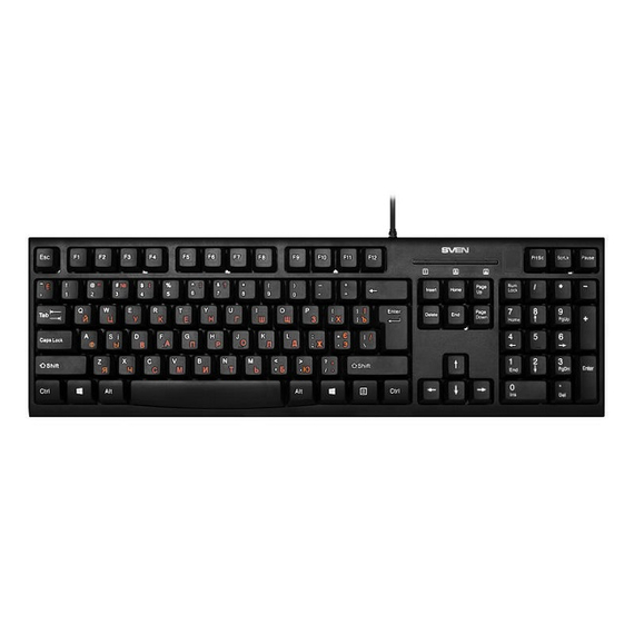 Tastatură SVEN KB-S300, USB, Black