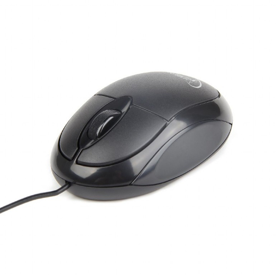 Mouse Gembird MUS-U-01, USB, Black, 2 image