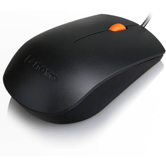 Mouse Lenovo Essential, USB, Black, 2 image