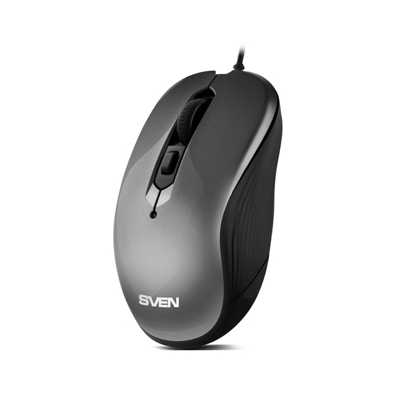 Mouse Optic SVEN RX-520S, USB, Gray, 2 image