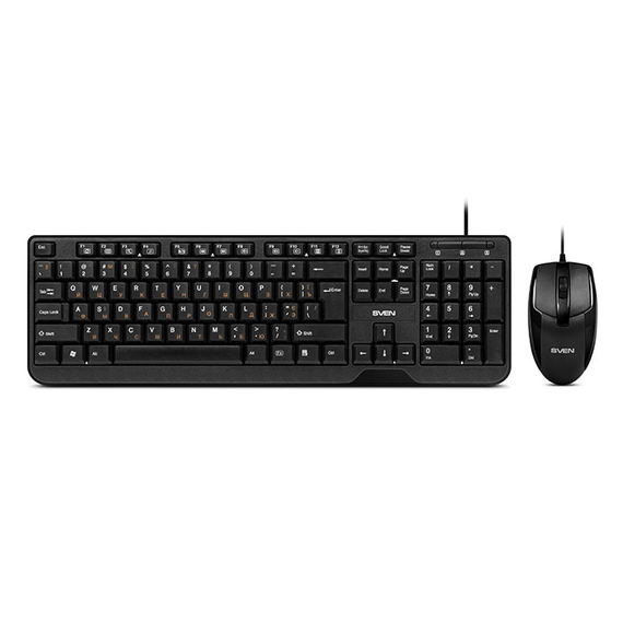 Tastatură SVEN KB-S330C, USB, Black