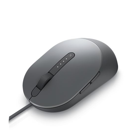 Mouse Dell Laser MS3220, USB, Titan Gray, 2 image