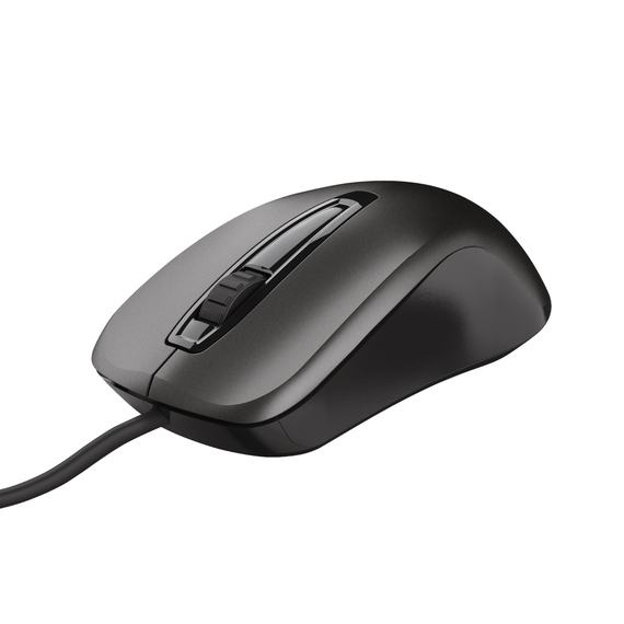 Mouse Optic Trust Carve, USB, Black, 3 image