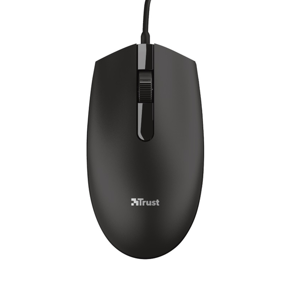 Mouse Trust Basi Wired Optical, USB, Black