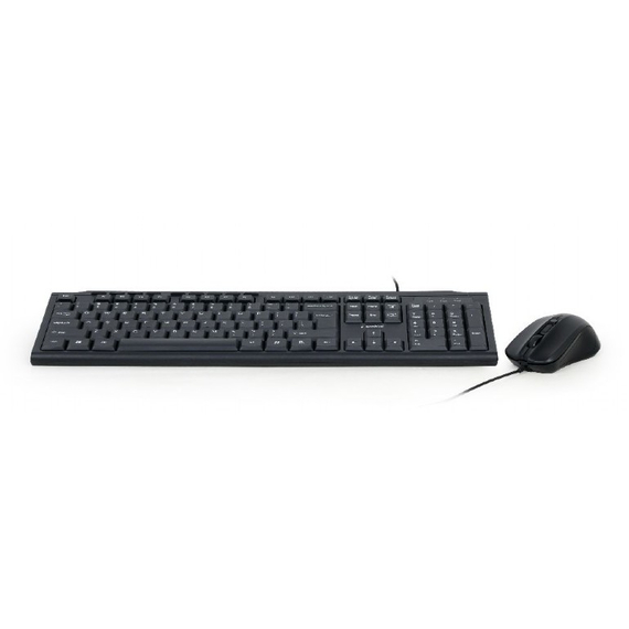Tastatură + Mouse Gembird KBS-UM-04, USB, Black, 3 image