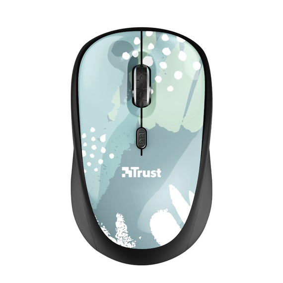 Mouse Wireless Trust Yvi, Blue, 4 image